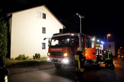 Kurzschluss im Dachstaender verursacht Feuerwehr einsatz in Kirchberg an der Murr
